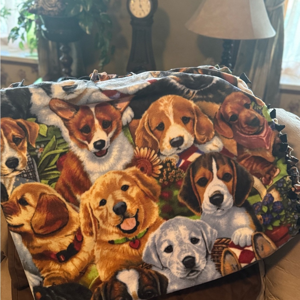 💥HOST PICK💥 NWOT Cozy Dog Print Blanket